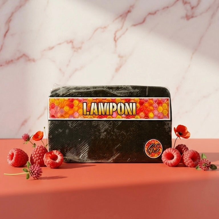 Résine CBD Lamponi 43% CBD CBG — profil fruits rouges acidulé | Gaz Selection CBD