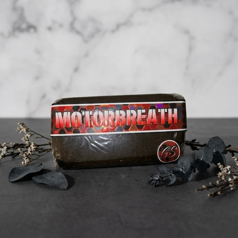 Résine CBD Motorbreath 70% 10% CBN — profil intense et terreux | Gaz Selection CBD