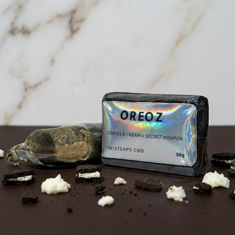 Résine CBD Oreoz 60% — profil terreux poivré et boisé | Gaz Selection CBD