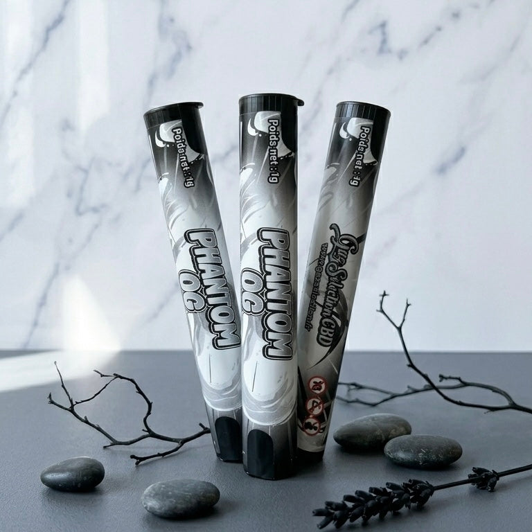 Pré-roulé CBD Phantom OG 1g — profil OG résineux et pineteux | Gaz Selection CBD