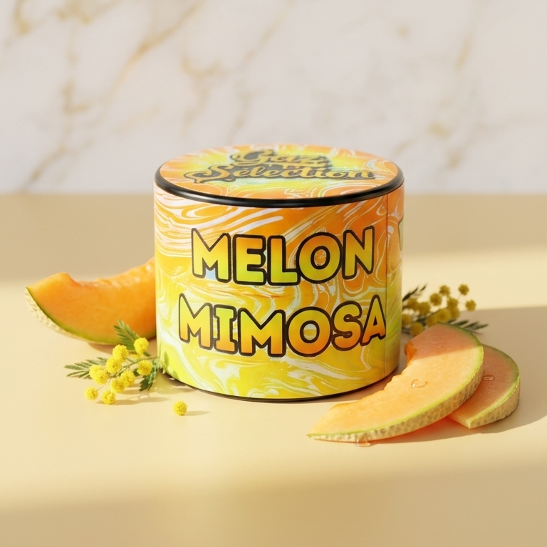 Résine CBD Melon Mimosa jar UV 2g 55% CBD — profil tropical | Gaz Selection CBD