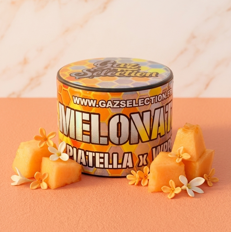 Résine CBD Melonata 45% CBD — profil melon naturel | Gaz Selection CBD
