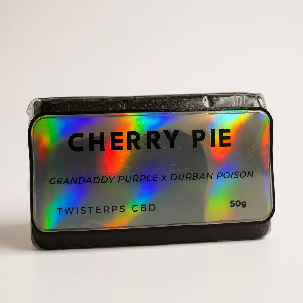 Résine CBD Cherry Pie 52% – Hash premium GAZ Selection