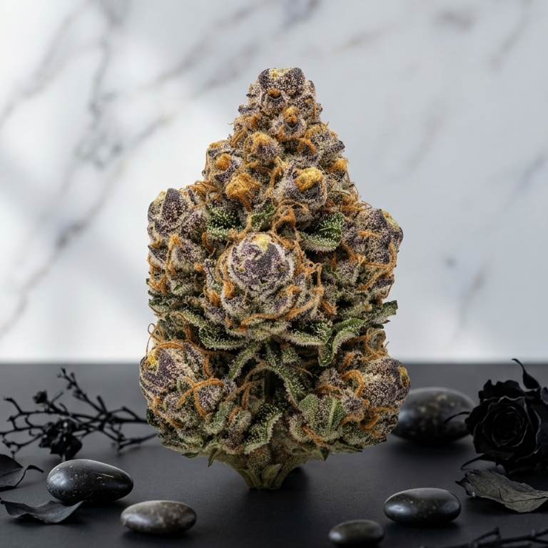 Fleur CBD Diesel Bubble indoor 8% — têtes violettes arôme carburant | Gaz Selection CBD