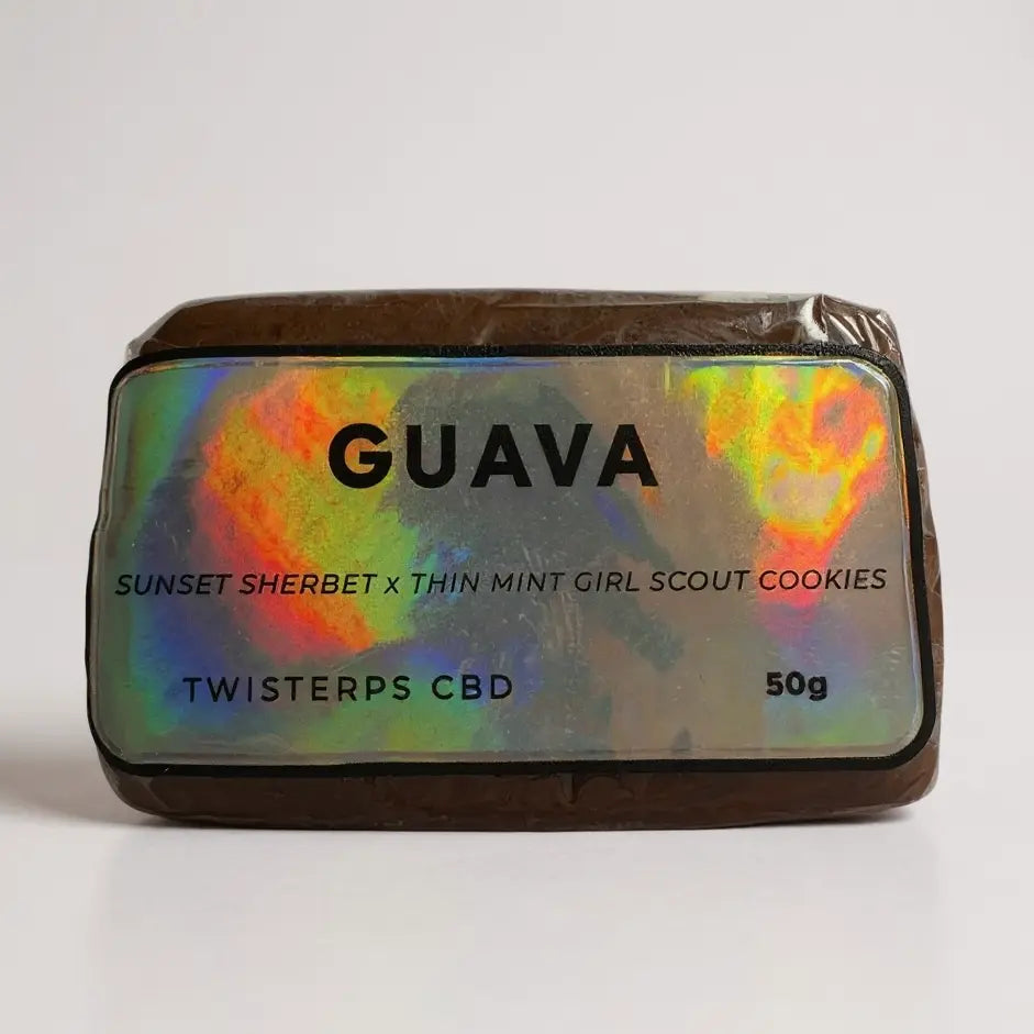 Résine CBD Guava 58% – hash premium fondant GAZ Selection