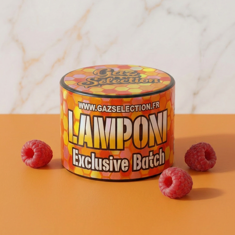 Résine CBD Lamponi jar UV 2g 43% CBD — profil fruits rouges | Gaz Selection CBD