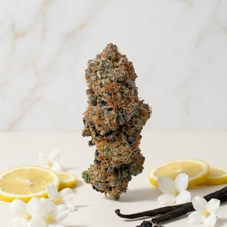 Fleur CBD Cream Puff hydroponique indoor — profil crémeux et floral | Gaz Selection CBD