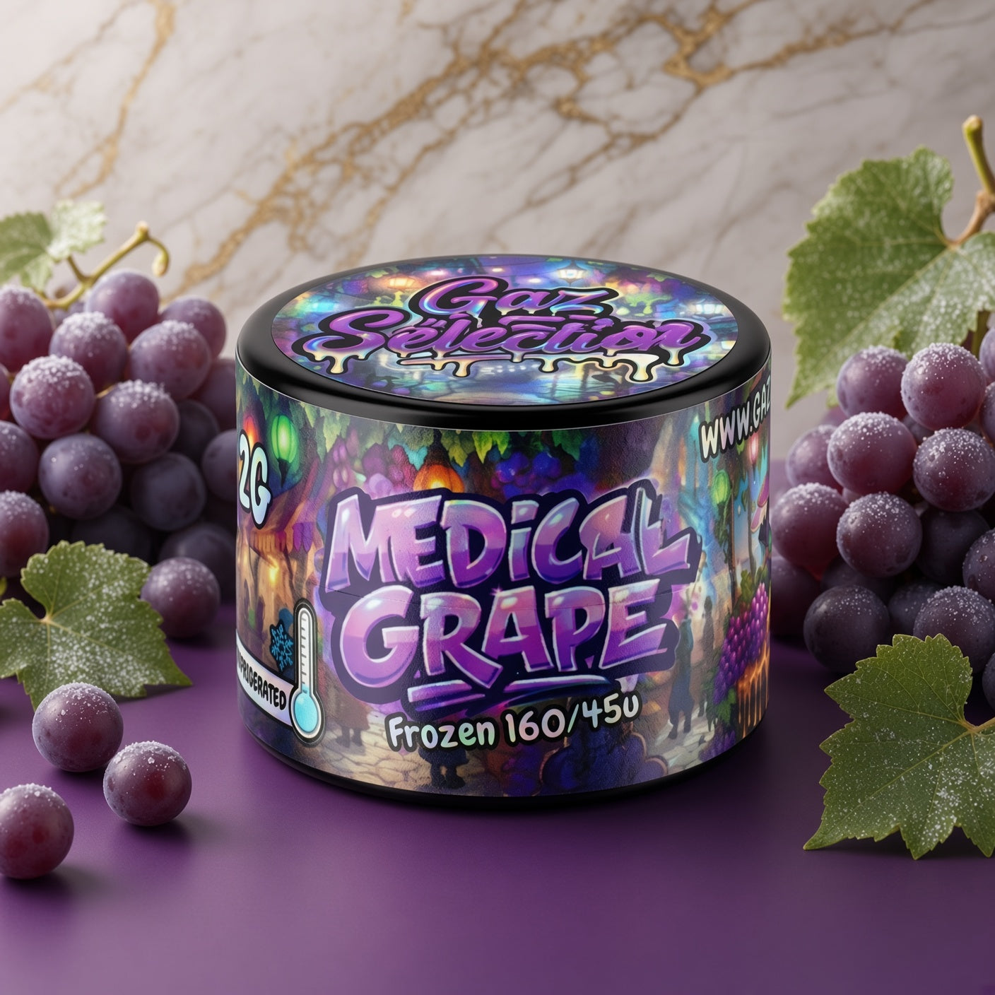 Frozen Medical Grape CBD 160/45µ Jar UV 2g