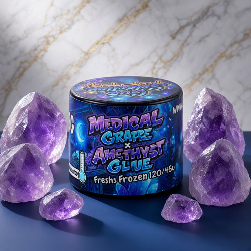 Fresh Frozen 120/45µ Medical Grape x Amethyst Glue Jar UV 2g