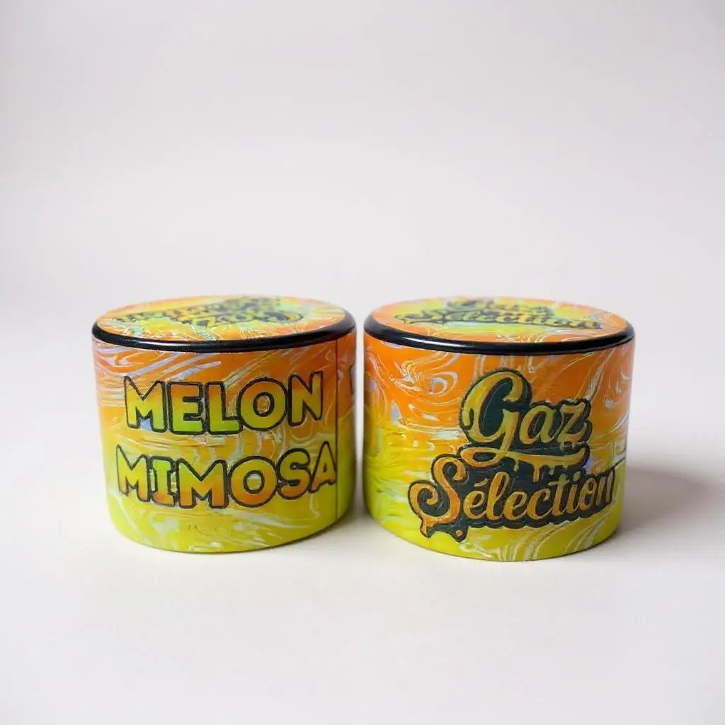 Melon Mimosa CBD – résine claire et brillante texture fondante