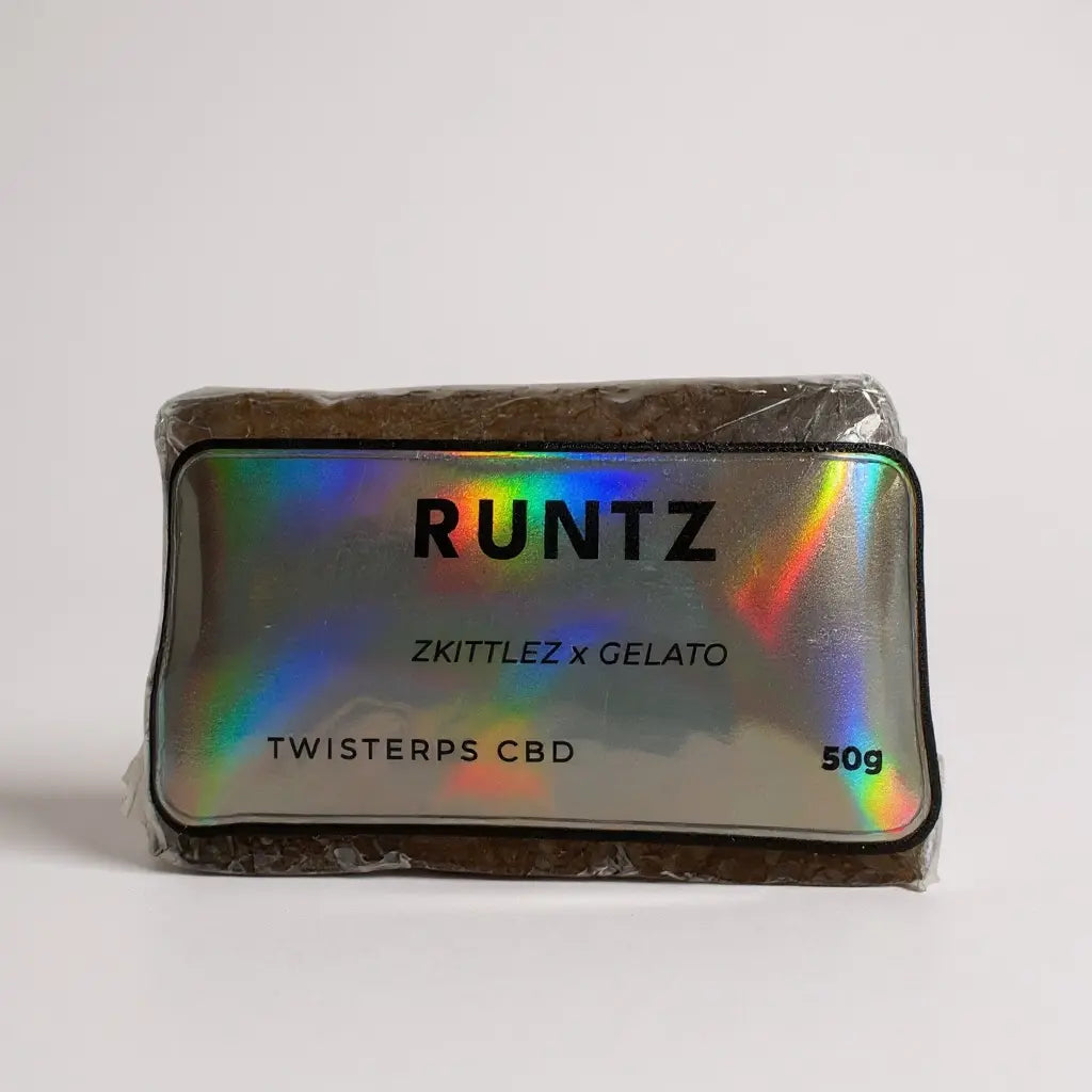 Résine CBD Runtz 50% – Hash premium GAZ Selection