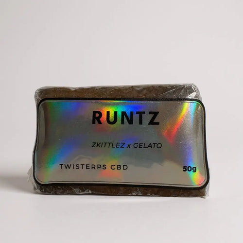 Résine CBD Runtz 50% – Hash premium GAZ Selection