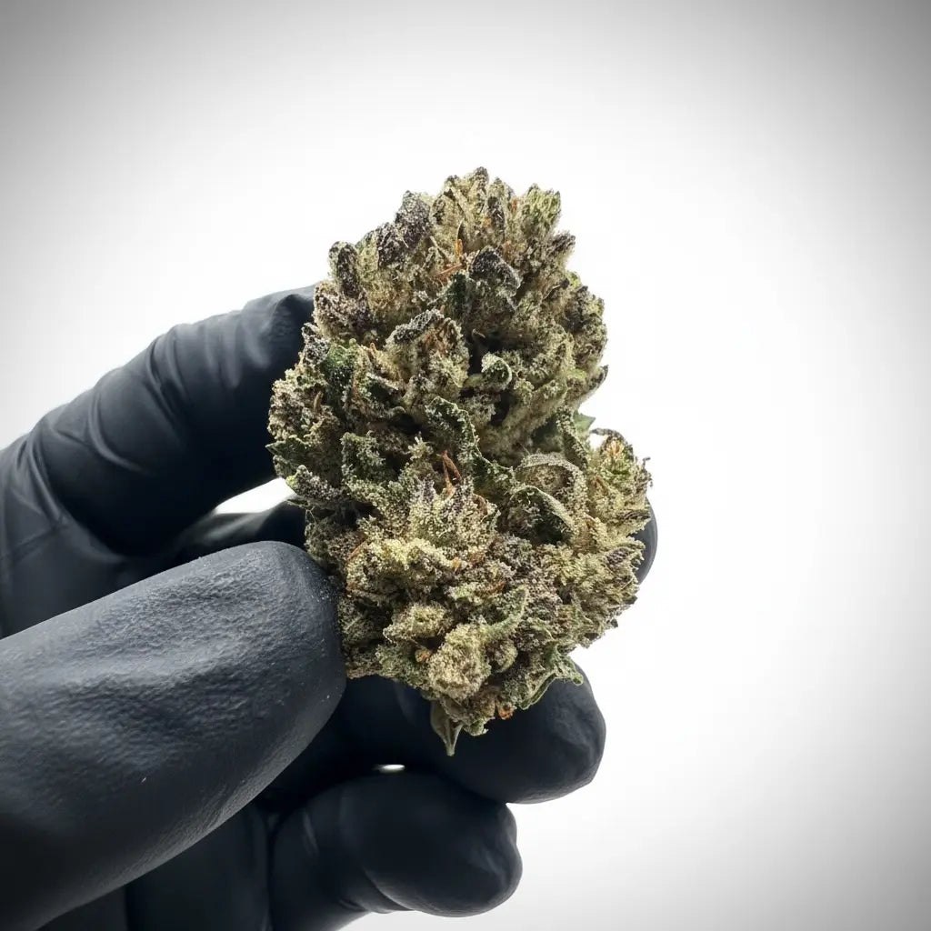 Têtes de Blue Cheese CBD compactes riches en trichomes