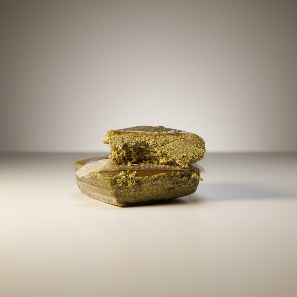 Résine Gelato dry sift 56% — présentation contenant premium | Gaz Selection CBD